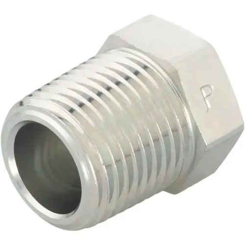 Industrial Pipe Bushing: 1/8" Female Thread, 1/2" Male Thread, MNPTF x FNPTF Industrial Pipe Bushing: 1/8" Female Thread, 1/2" Male Thread, MNPTF x FNPTF