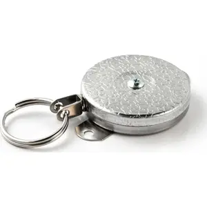 KEY-BAK 0487-002 Key Control; Type: Retractable Tool Holder ; Number of Keys: 15 ; Color: Chrome ; Width (Inch): 2