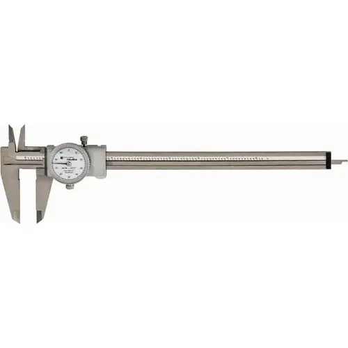 Dial Caliper: 8 inch Range, 0.001 inch Graduation, 0.1 inch per Revolution Dial Caliper: 8 inch Range, 0.001 inch Graduation, 0.1 inch per Revolution