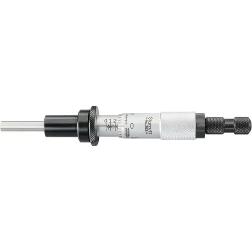 1 Inch, 5/8 Inch Ratchet Stop Thimble, 0.235 Inch Diameter x 1-1/4 Inch Long Spindle, Mechanical Micrometer Head 1 Inch, 5/8 Inch Ratchet Stop Thimble, 0.235 Inch Diameter x 1-1/4 Inch Long Spindle, Mechanical Micrometer Head