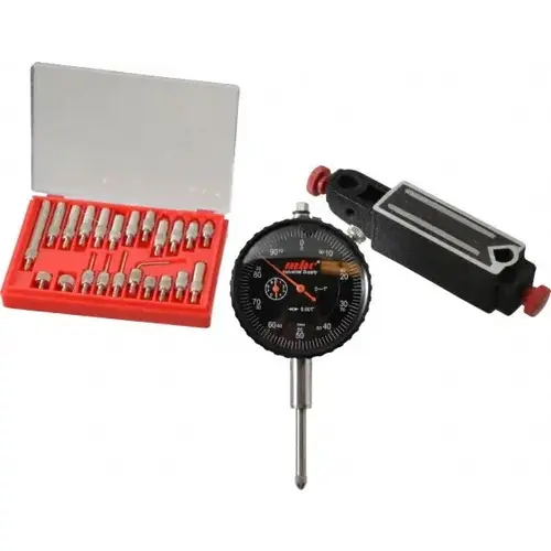 Dial Indicator & Base Kit: 0-100 Dial Reading Dial Indicator & Base Kit: 0-100 Dial Reading