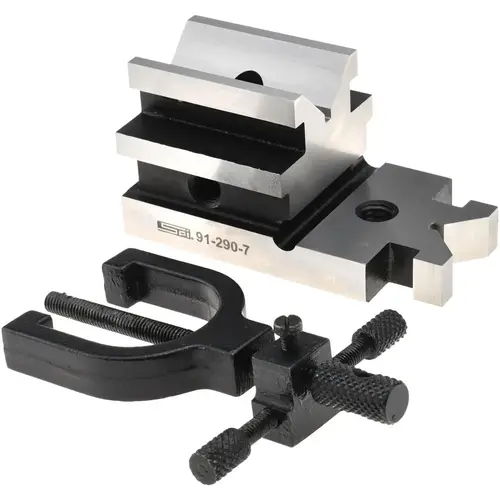 V-Block: 1-5/16" Max Capacity, 90 degree V Angle V-Block: 1-5/16" Max Capacity, 90 degree V Angle