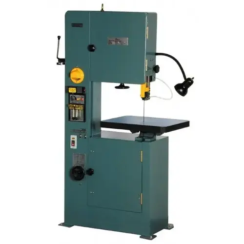 Vertical Bandsaw: Variable Speed Pulley Drive