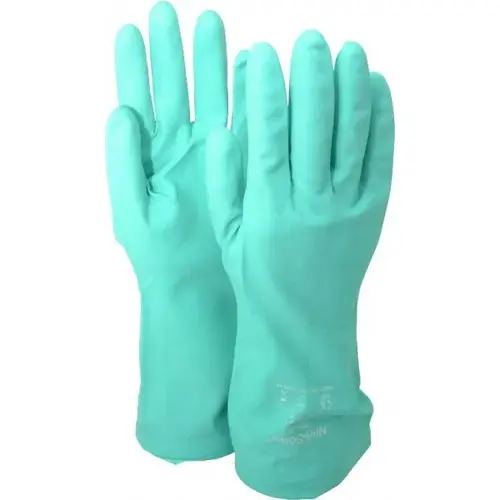 Chemical Resistant Gloves: Medium, 15 mil Thick, Nitrile, Unsupported Chemical Resistant Gloves: Medium, 15 mil Thick, Nitrile, Unsupported