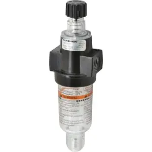 Wilkerson L03-02-000 Miniature Compressed Air Lubricator: 1/4" Port, NPT Ends, 20 CFM