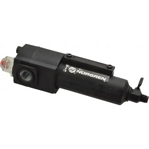 Compact Compressed Air Lubricator: 1/4" Port, NPTF Ends, 36 CFM Compact Compressed Air Lubricator: 1/4" Port, NPTF Ends, 36 CFM