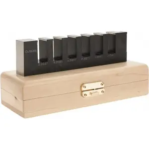 GF Gage 701277 Caliper Vernier Caliper Checker: 1 Pc, Use with Greenfield Vernier Calipers, Includes Vernier Caliper Checker