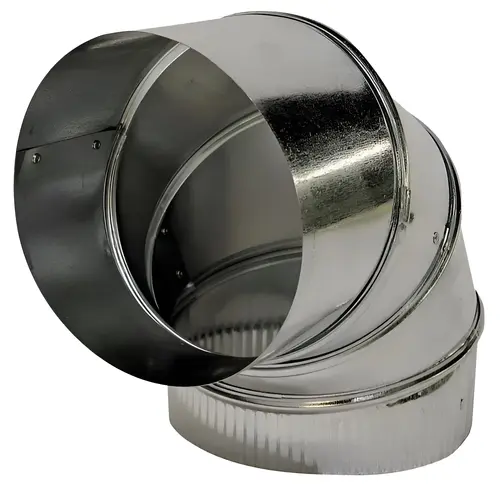 16" Id, Galvanized Duct Round Adjustable Elbows, 26 Gage Material, 16" End Size, 20.25" Overall Width, Galvanized Finish 16" Id, Galvanized Duct Round Adjustable Elbows, 26 Gage Material, 16" End Size, 20.25" Overall Width, Galvanized Finish