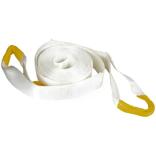 Strap Sling: 4" Wide, 30 ft Long, 17,500 lb Vertical, 35,000 lb Choker Strap Sling: 4" Wide, 30 ft Long, 17,500 lb Vertical, 35,000 lb Choker