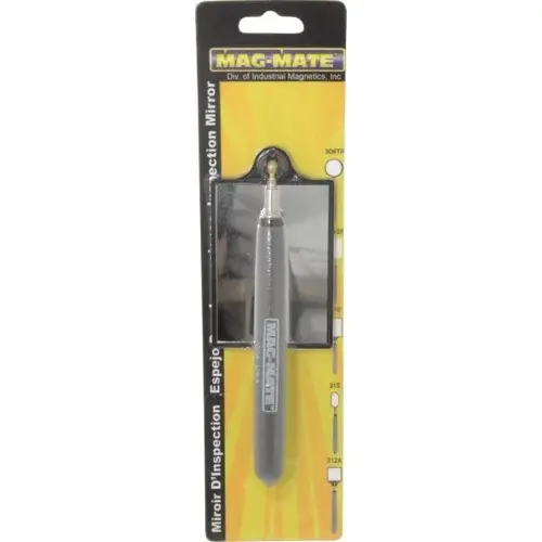 Inspection Mirror: Rectangular, Glass Mirror