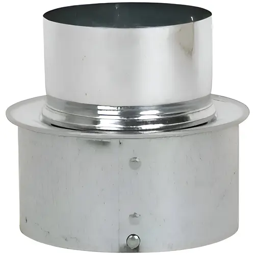 4" ID, 3" Reduced ID, Galvanized Duct Shortway Reducer Wo/Crimp 4" ID, 3" Reduced ID, Galvanized Duct Shortway Reducer Wo/Crimp