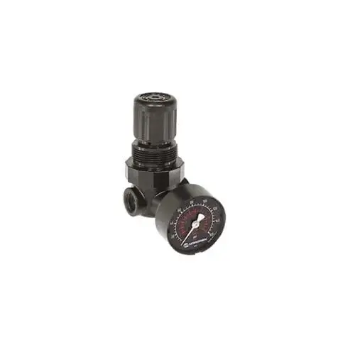 Compressed Air Regulator: 1/4" NPT, 300 Max psi, Miniature