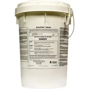 NU CALGON 4109-M9 Bromicide Tablet: Chlorine Bromine, 50 lb