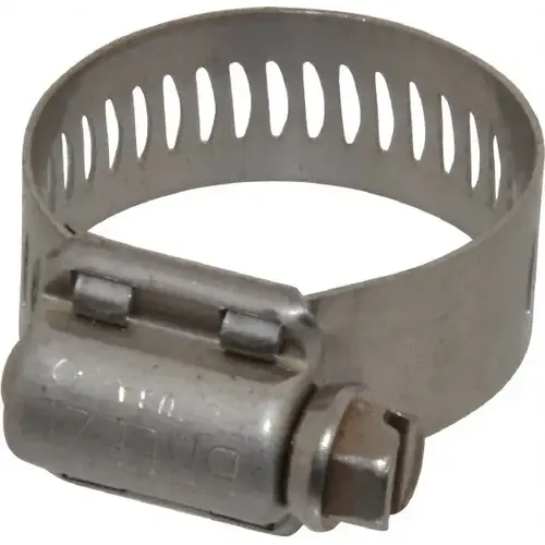 Worm Gear Clamp: SAE 12, 11/16 to 1-1/4" Dia, Stainless Steel Band - pack of 5 Worm Gear Clamp: SAE 12, 11/16 to 1-1/4" Dia, Stainless Steel Band - pack of 5