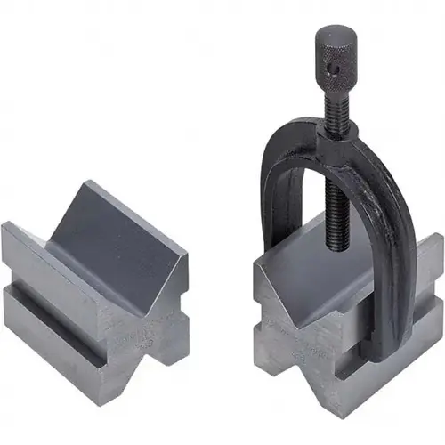 V-Block: 1-1/2" Max Capacity, 90 degree V Angle V-Block: 1-1/2" Max Capacity, 90 degree V Angle