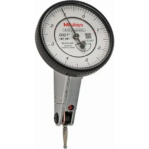 Dial Test Indicators: 0.016 Max, 0-5-0, 0.0002" Accuracy, Horizontal Dial Test Indicators: 0.016 Max, 0-5-0, 0.0002" Accuracy, Horizontal