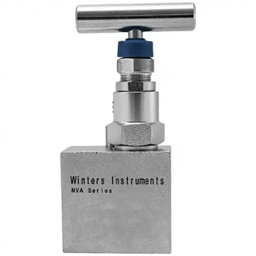 Needle Valve: Angled, 1/4" Pipe, Stainless Steel Body Needle Valve: Angled, 1/4" Pipe, Stainless Steel Body