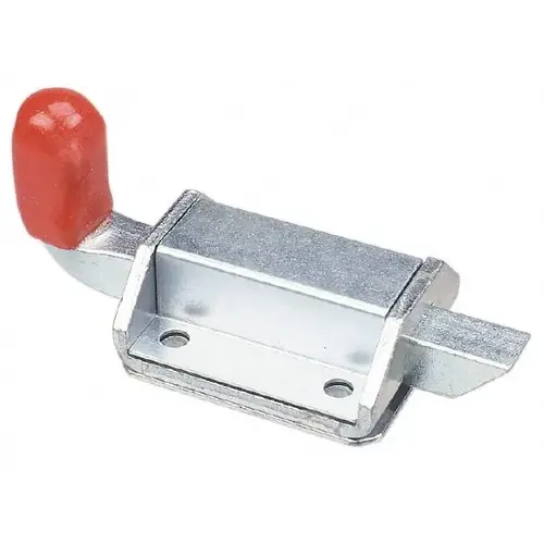 Door Latch: 3.75" OAL, 1-5/8" OAW, 1-1/4" OAH, Zinc-Plated Door Latch: 3.75" OAL, 1-5/8" OAW, 1-1/4" OAH, Zinc-Plated