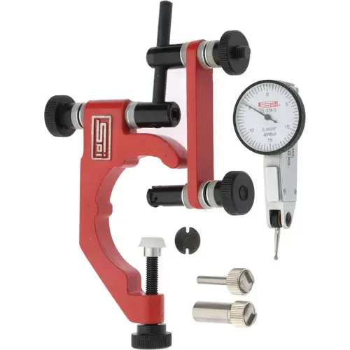 Dial Test Indicator & Base Kit: 0.03" Range, 0-15-0 Dial Reading Dial Test Indicator & Base Kit: 0.03" Range, 0-15-0 Dial Reading