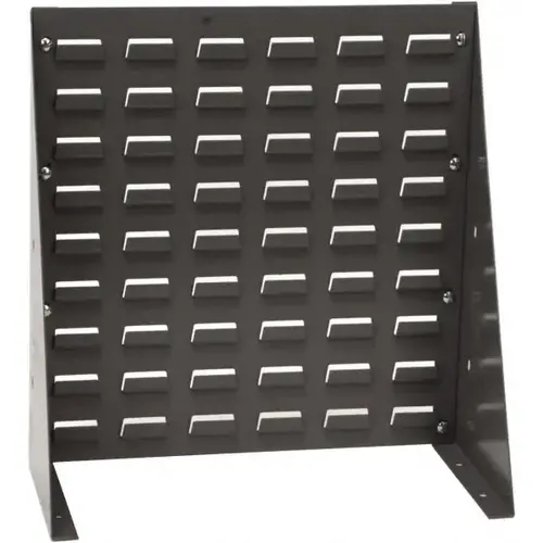 Bench Pick Rack: Louvered Panel Bench Rack, 140 lb Capacity, 8" OAD, 19" OAH, 18" OAW Bench Pick Rack: Louvered Panel Bench Rack, 140 lb Capacity, 8" OAD, 19" OAH, 18" OAW