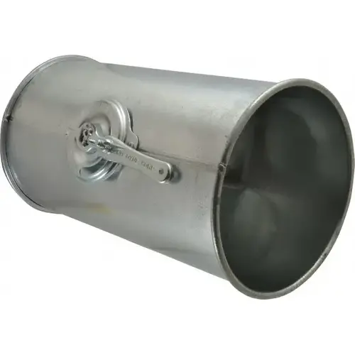 6" ID, Galvanized Duct Butterfly Valve 6" ID, Galvanized Duct Butterfly Valve