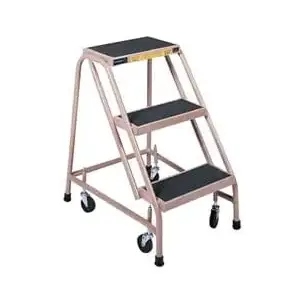 Gillis F3N1 Steel Rolling Ladder: 3 Step, 30" Base