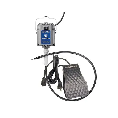 18,000 RPM, 0.16 Hp, Foot Adjustment Interface, Flexible Shaft Grinder