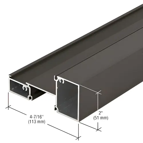 Bronze Black Anodized Intermediate Horizontal Mullion - 24'-2" Bronze Black Anodized Intermediate Horizontal Mullion - 24'-2"