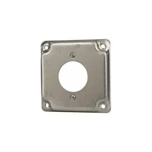 Square Surface Electrical Box Cover: Steel Square Surface Electrical Box Cover: Steel