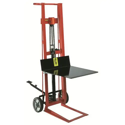 750 Lb Capacity, 54" Lift Height, Hydraulic Platform Base Manually Operated Lift