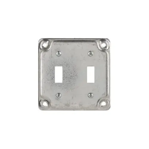 Square Surface Electrical Box Cover: Steel