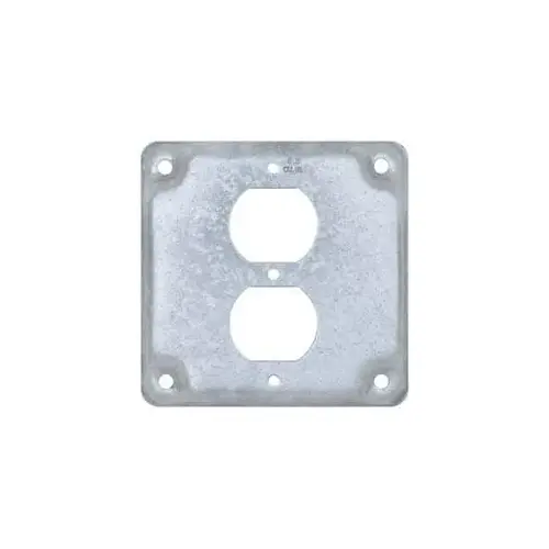 Square Surface Electrical Box Cover: Steel Square Surface Electrical Box Cover: Steel