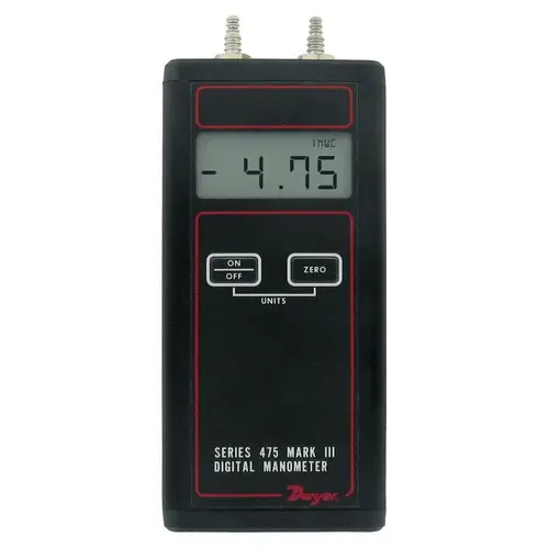 150 Max psi, 0.5% Accuracy, Handheld Digital Manometer