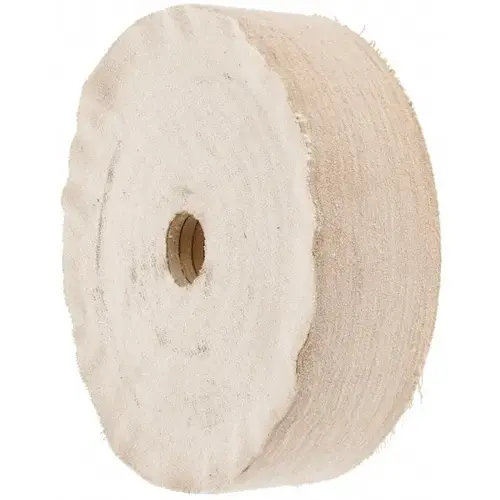 Unmounted Polishing Wheel Buffing Wheel: 8" Dia, 2" Thick, 1-1/4" Arbor Hole Dia