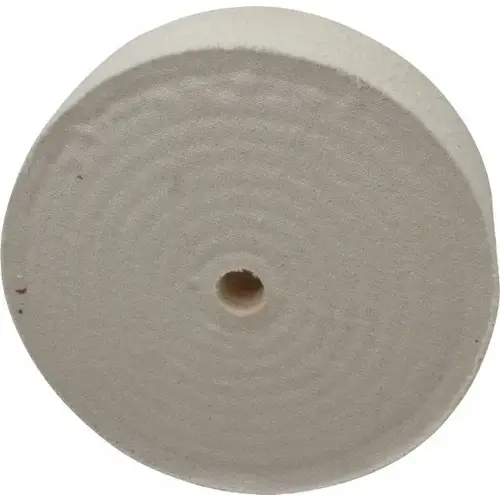 Unmounted Polishing Wheel Buffing Wheel: 8" Dia, 2" Thick, 3/4" Arbor Hole Dia