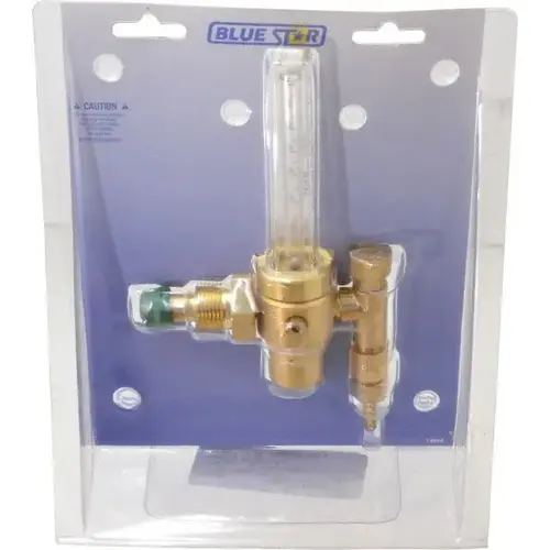 70 CFH, 580 CGA Inlet, Teflon Seat, Built In Relief Valve, 4,000 Max psi, Argon/CO2 Flowmeter Regulator
