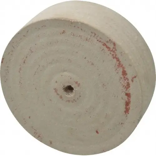 Unmounted Polishing Buffing Wheel: 6" Dia, 2" Thick, 1/2" Arbor Hole Dia Unmounted Polishing Buffing Wheel: 6" Dia, 2" Thick, 1/2" Arbor Hole Dia