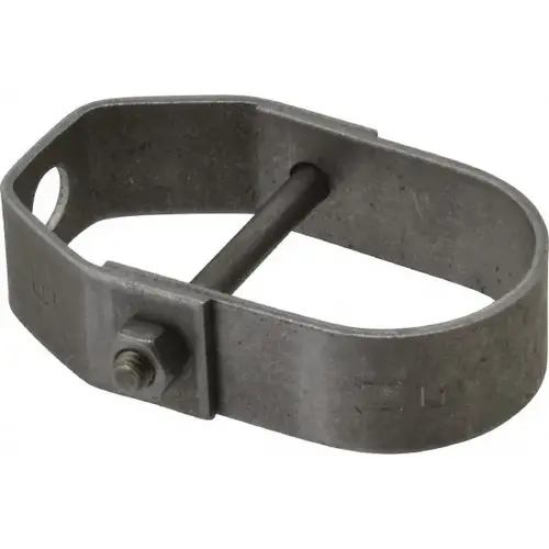 Adjustable Clevis Hanger: 1-1/4" Pipe, 3/8" Rod, Carbon Steel, Plain Finish Adjustable Clevis Hanger: 1-1/4" Pipe, 3/8" Rod, Carbon Steel, Plain Finish