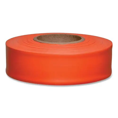 Taffeta Flagging Tape, 1-3/16 in x 300 ft, Orange Taffeta Flagging Tape, 1-3/16 in x 300 ft, Orange