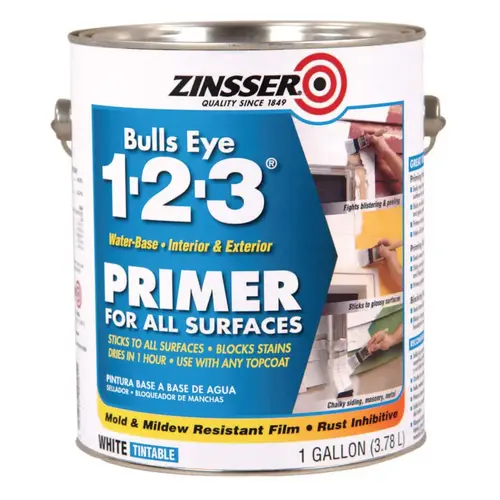 BULLS EYE 1-2-3 PRIMER 1GALLON CAN White BULLS EYE 1-2-3 PRIMER 1GALLON CAN White