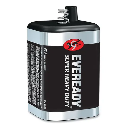 Super Heavy Duty Battery, Carbon Zinc, 6V Lantern