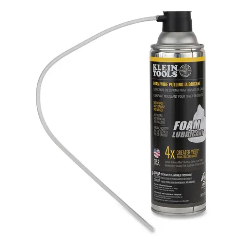 Wire Pulling Foam Lubricant, 19 oz, Aerosol Can White Wire Pulling Foam Lubricant, 19 oz, Aerosol Can White