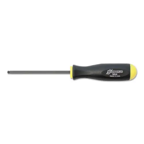 Balldriver Hex Screwdrivers, 9/64 in, 6.7 in Long Balldriver Hex Screwdrivers, 9/64 in, 6.7 in Long