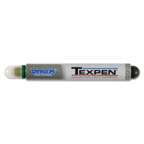 TEXPEN Industrial Steel Ball Tip Paint Marker, Green, 3/32 in, Medium TEXPEN Industrial Steel Ball Tip Paint Marker, Green, 3/32 in, Medium