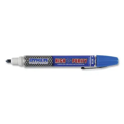 High Purity 44 Marker, Blue, Medium, Threaded Cap High Purity 44 Marker, Blue, Medium, Threaded Cap