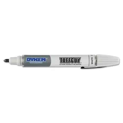 DYKEM Tuff Guy Markers, White, Medium DYKEM Tuff Guy Markers, White, Medium