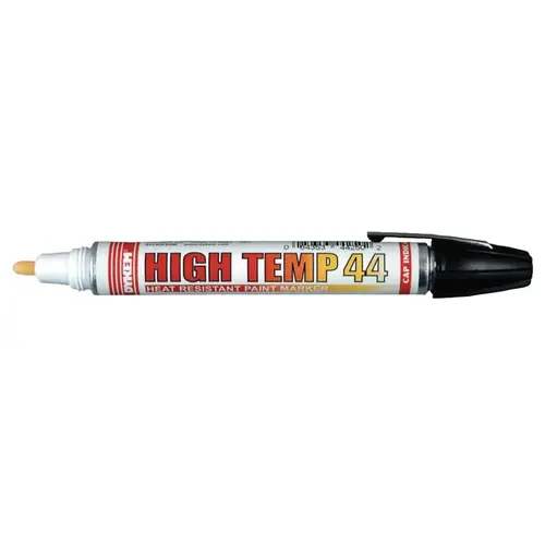 High Temp Marker, Black, Medium, Threaded Cap High Temp Marker, Black, Medium, Threaded Cap