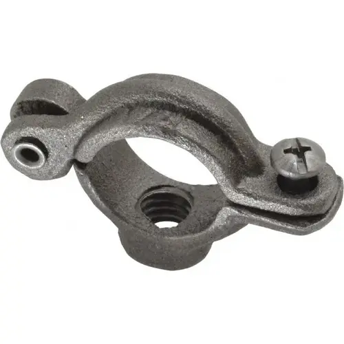 Split Ring Hanger: 1/2" Pipe, 3/8" Rod, Malleable Iron Split Ring Hanger: 1/2" Pipe, 3/8" Rod, Malleable Iron