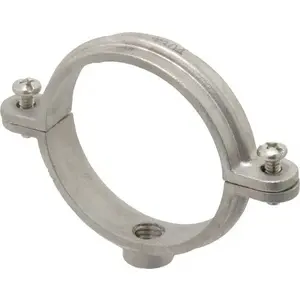 Empire 41SSI0200 Split Ring Hanger: 2" Pipe, 3/8" Rod, 304 Stainless Steel