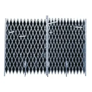 Illinois Engineered Products PFG1865-ANG Bi-Parting Folding Gate: 6 ft High, 18 ft Wide, Steel Frame